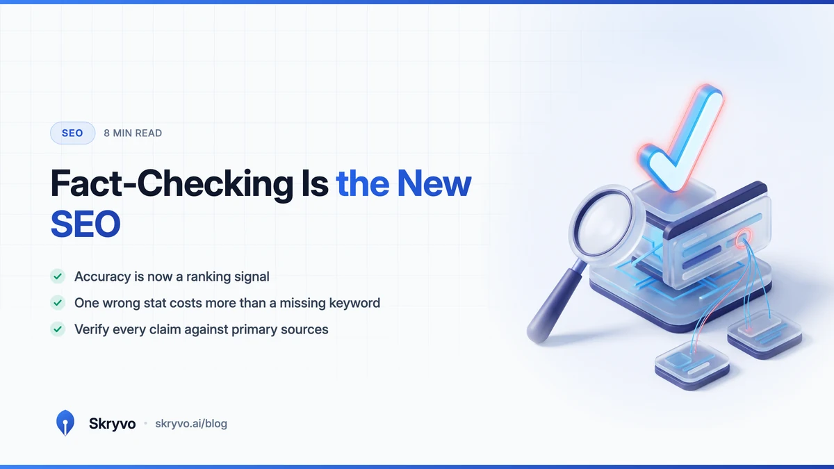 Fact-Checking Is the New SEO