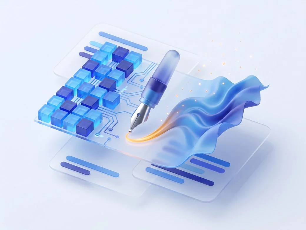Skryvo AI humanizer transforming rigid robotic text blocks into natural flowing writing